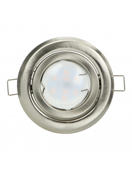 SUTRI RM ramka dekoracyjna oprawy punktowej, MR16/GU10 max 50W, okrągła, regulowana, satyna