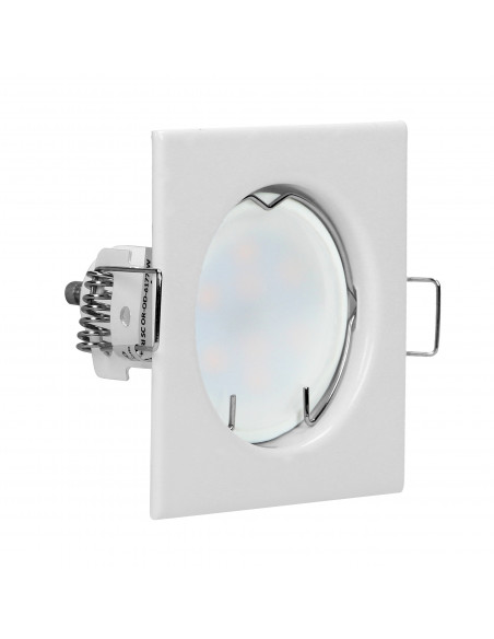 SUTRI SC ramka dekoracyjna oprawy punktowej, MR16/GU10 max 50W, kwadrat, stały, biały