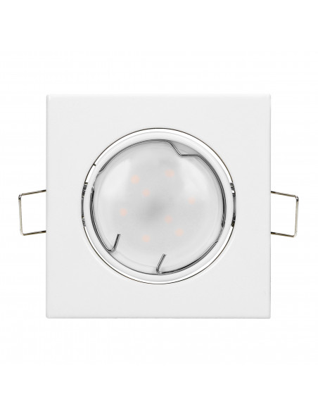 SUTRI SM ramka dekoracyjna oprawy punktowej, MR16/GU10 max 50W, kwadrat, regulowana, biała