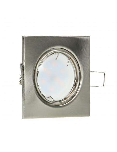 SUTRI SM ramka dekoracyjna oprawy punktowej, MR16/GU10 max 50W, kwadrat, regulowana, satyna