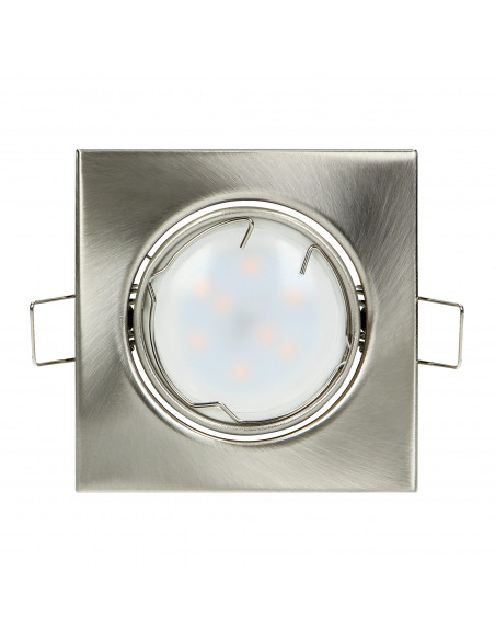 SUTRI SM ramka dekoracyjna oprawy punktowej, MR16/GU10 max 50W, kwadrat, regulowana, satyna