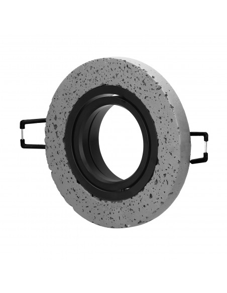 HALISI RM ramka dekoracyjna oprawy punktowej, MR16/GU10 max 50W, koło, ruchoma, czarna