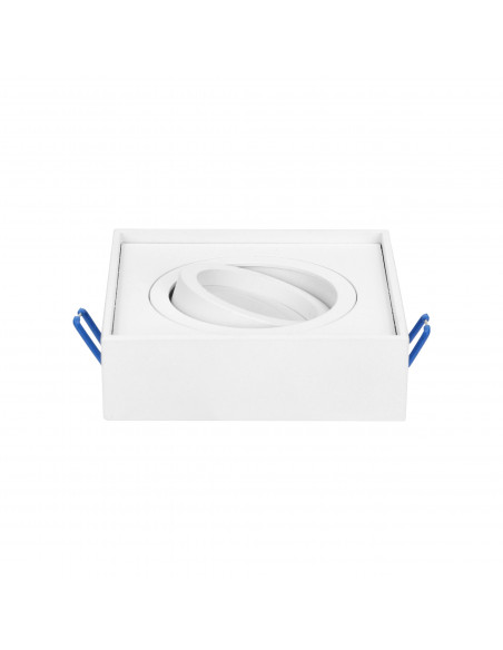 SORMUS S ramka dekoracyjna oprawy punktowej, MR16/GU10 max 50W, regulowana, kwadrat, biała