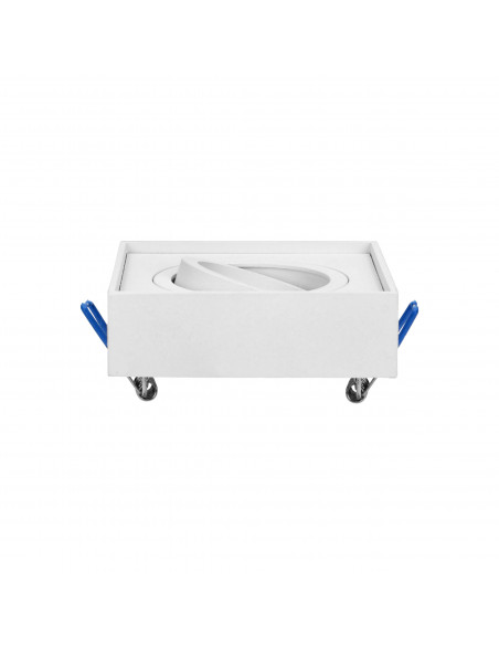 SORMUS S ramka dekoracyjna oprawy punktowej, MR16/GU10 max 50W, regulowana, kwadrat, biała