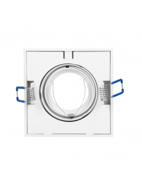 SORMUS S ramka dekoracyjna oprawy punktowej, MR16/GU10 max 50W, regulowana, kwadrat, biała