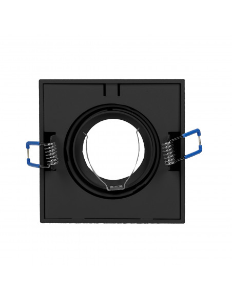 SORMUS S ramka dekoracyjna oprawy punktowej, MR16/GU10 max 50W, regulowana, kwadrat, czarna
