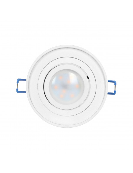 SORMUS R ramka dekoracyjna oprawy punktowej, MR16/GU10 max 50W, regulowana, okrągła, biała