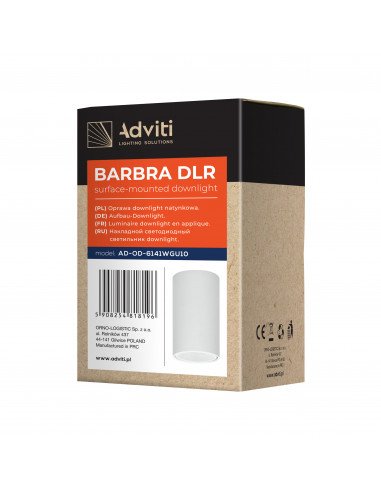 BARBRA DLR GU10 downlight max 50W,...