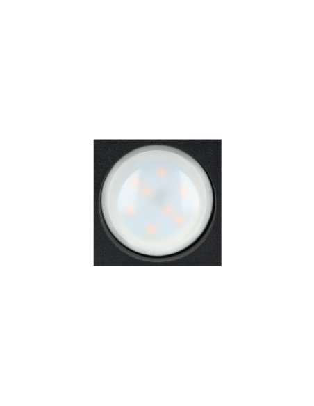 BARBRA DLS GU10 downlight max 50W, IP20, kwadrat, czarny, aluminium