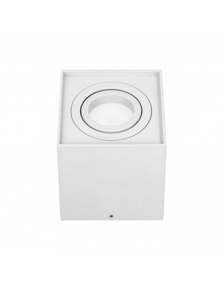 CAROLIN DLS GU10 downlight max 35W, IP20, kwadrat, biały