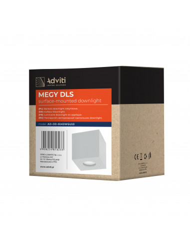 MEGY DLS GU10 downlight max 50W,...