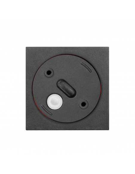 MEGY DLS GU10 downlight max 50W, IP54, kwadrat, czarny, aluminium