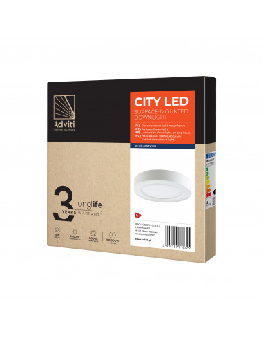 CITY LED 18W, oprawa downlight,...