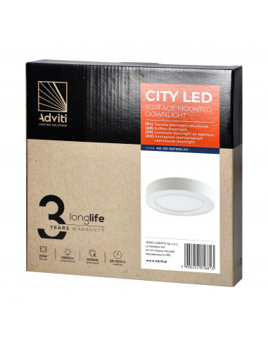 CITY LED 24W, oprawa downlight,...