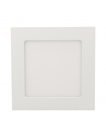 LETI LED 12W, oprawa downlight, natynkowa, kwadratowa, 780lm, 4000K, biała, wbudowany zasilacz LED