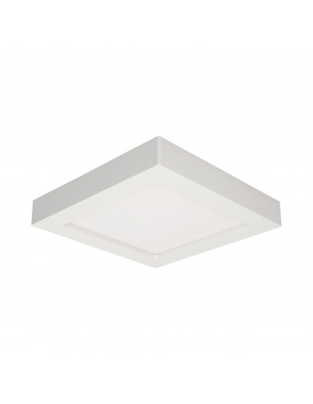 LETI LED 18W, oprawa downlight, natynkowa, kwadratowa, 1300lm, 4000K, biała, wbudowany zasilacz LED