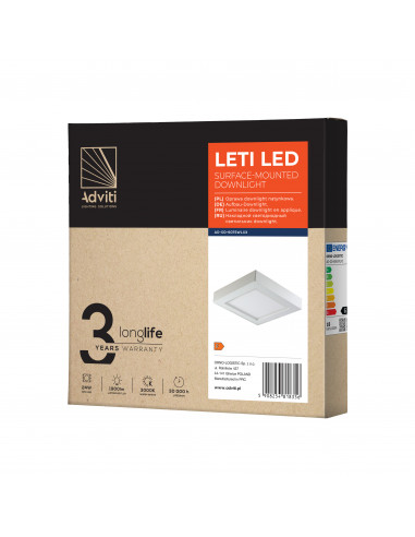 LETI LED 24W, oprawa downlight,...
