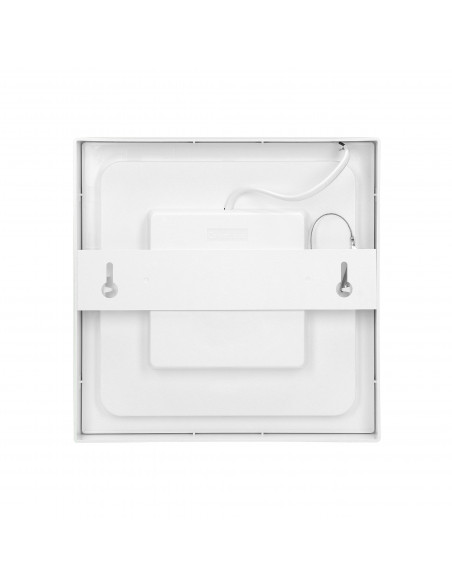 LETI LED 24W, oprawa downlight, natynkowa, kwadratowa, 1900lm, 3000K, biała, wbudowany zasilacz LED