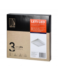 LETI LED 24W, oprawa... 2
