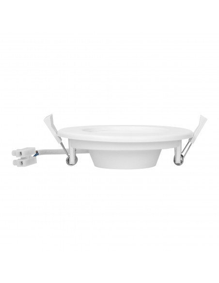 EURUS LED 9W, oprawa downlight, podtynkowa, okrągła, 540lm, 4000K, biała, wbudowany zasilacz LED