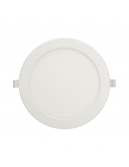 EURUS LED 18W, oprawa downlight, podtynkowa, okrągła, 1300lm, 4000K, biała, wbudowany zasilacz LED