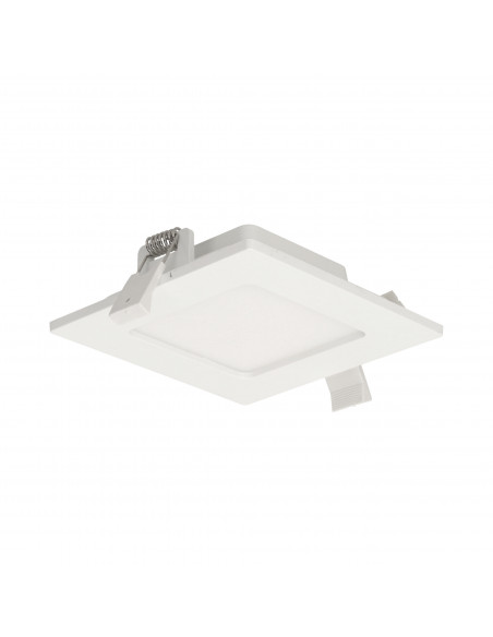 AKMAN LED 9W, oprawa downlight, podtynkowa, kwadratowa, 480lm, 4000K, biała, wbudowany zasilacz LED