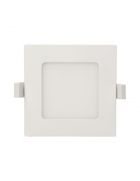 AKMAN LED 9W, oprawa downlight, podtynkowa, kwadratowa, 480lm, 4000K, biała, wbudowany zasilacz LED