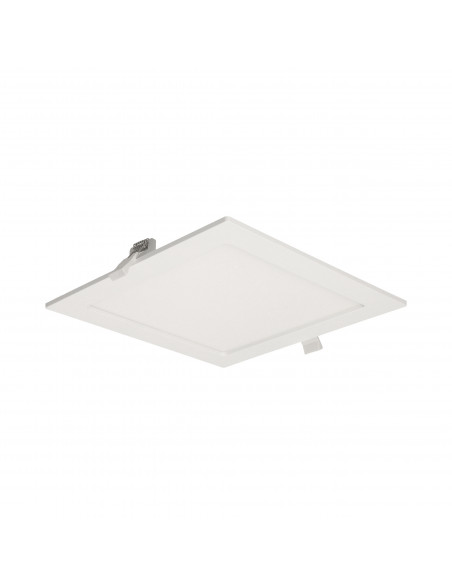 AKMAN LED 18W, oprawa downlight, podtynkowa, kwadratowa, 1300lm, 4000K, biała, wbudowany zasilacz LED