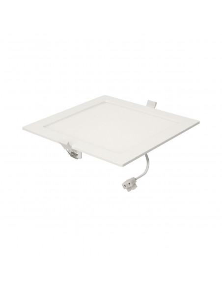 AKMAN LED 18W, oprawa downlight, podtynkowa, kwadratowa, 1300lm, 4000K, biała, wbudowany zasilacz LED