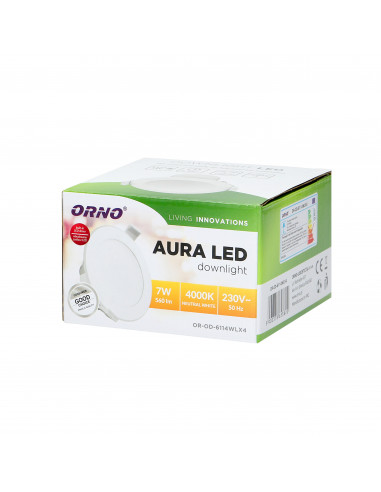 AURA LED 7W, oprawa  downlight,...