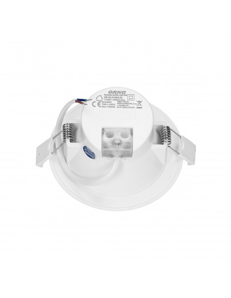 AURA LED 9W, oprawa  downlight, podtynkowa,  4000K, biała, wbudowany zasilacz LED