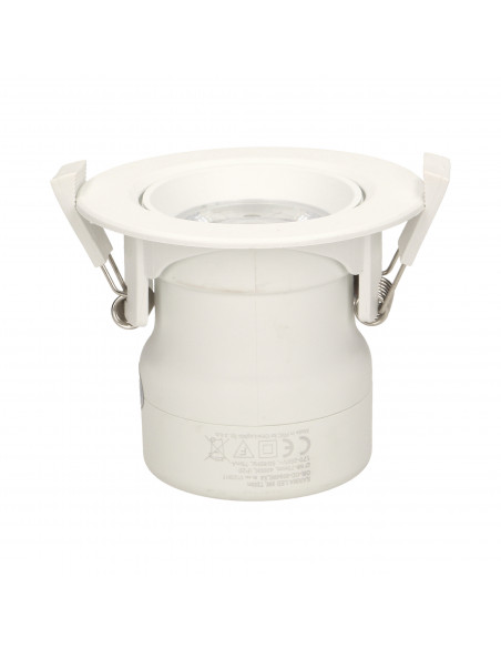 SARMA LED 9W, oprawa downlight, podtynkowa, ruchoma, 720lm, 4000K, wbudowany zasilacz LED