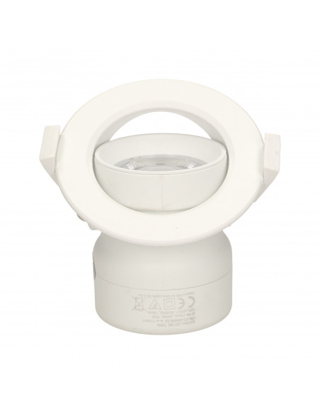 SARMA LED 9W, oprawa downlight, podtynkowa, ruchoma, 720lm, 4000K, wbudowany zasilacz LED