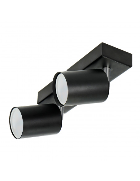 DOA SP 2, oprawa ścienno-sufitowa, GU10 max. 2x50W, IP20, czarna