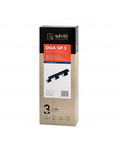 DOA SP 3, oprawa ścienno-sufitowa,...