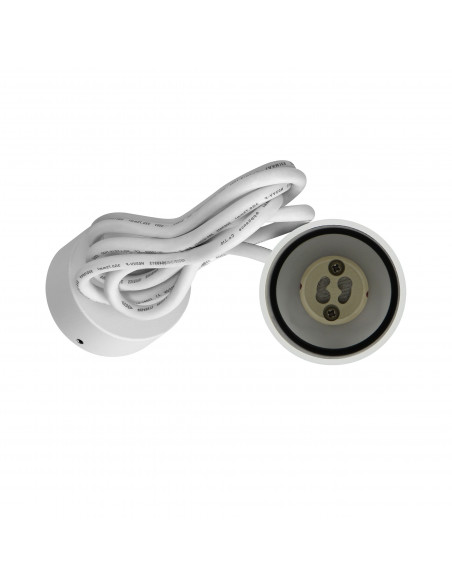 BARBRA PLR GU10 oprawa wisząca max 35W, IP20, okrągły, biały, aluminium