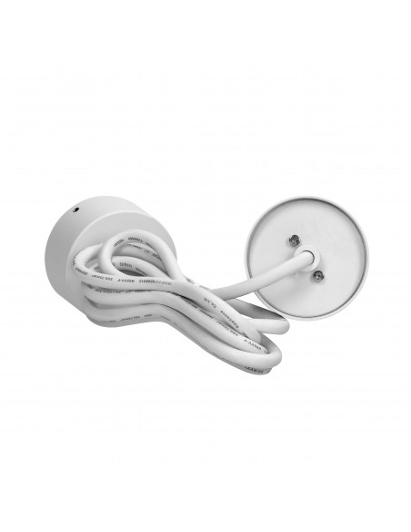 BARBRA PLR GU10 oprawa wisząca max 35W, IP20, okrągły, biały, aluminium