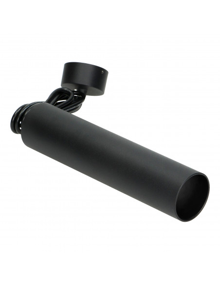 BARBRA PLR GU10 oprawa wisząca max 35W, IP20, okrągły, czarny, aluminium