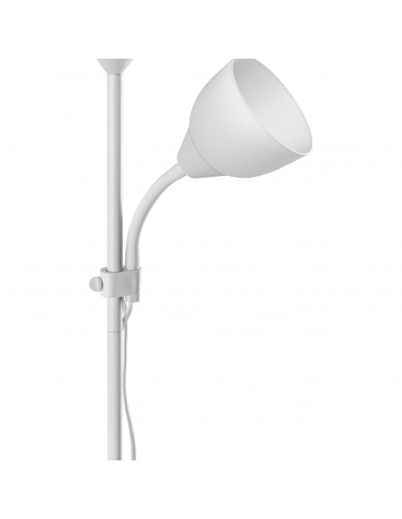 Lampa stojąca podłogowa URLAR, 175 cm, max 25W E27, max 25W E14, biała