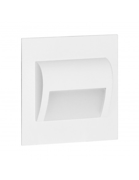 DRACO LED NEW 1,5W, oprawa schodowa podtynkowa, 12VDC, 30lm, 6000K, biała, innowacyjny sposób montażu