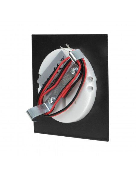 DRACO LED NEW 1,5W, oprawa schodowa podtynkowa, 12VDC, 30lm, 3000K, czarny, innowacyjny sposób montażu