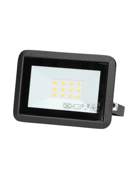 BULLED 10W naświetlacz 800lm, IP65, 4000K, aluminium + szkło