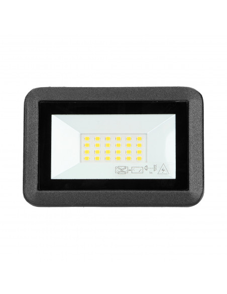 BULLED 20W naświetlacz 1600lm, IP65, 4000K, aluminium + szkło