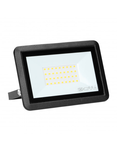 BULLED 30W naświetlacz 2400lm, IP65, 4000K, aluminium + szkło