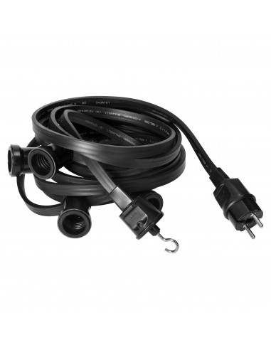 GIRLANDA, 6metrów / 5 oprawek E27+...