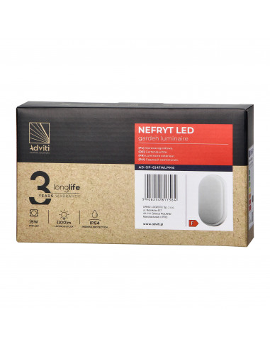 NEFRYT LED 15W, oprawa ogrodowa,...