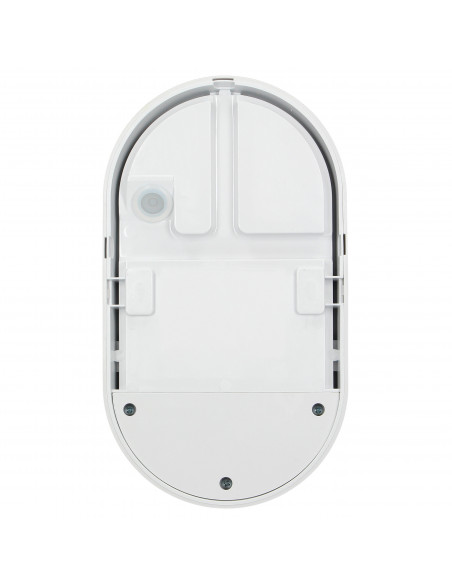 NEFRYT LED 10W, oprawa ogrodowa z czujnikiem ruchu 140st,  800lm, IP54, 4000K, biała