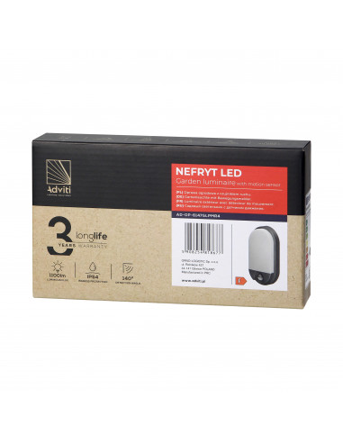 NEFRYT LED 15W, oprawa ogrodowa z...
