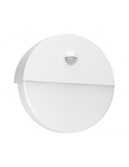 HALIT LED 10W, oprawa ogrodowa z czujnikiem ruchu 140st, 600lm, IP65, 4000K, IK10, biała
