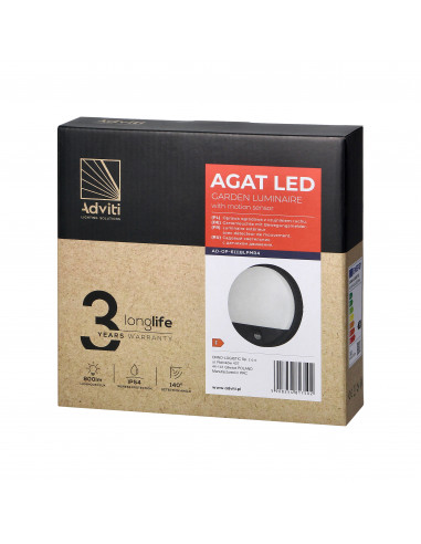 AGAT LED 10W, oprawa ogrodowa z...